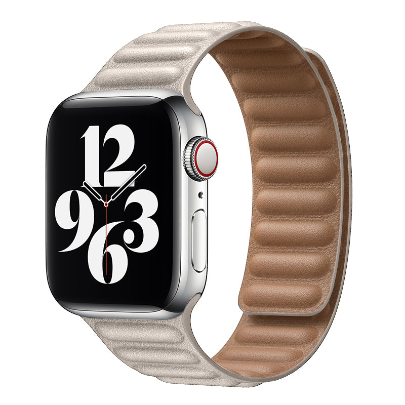 Pop Lock MagLeather – Apple Watch Armband Schwarz