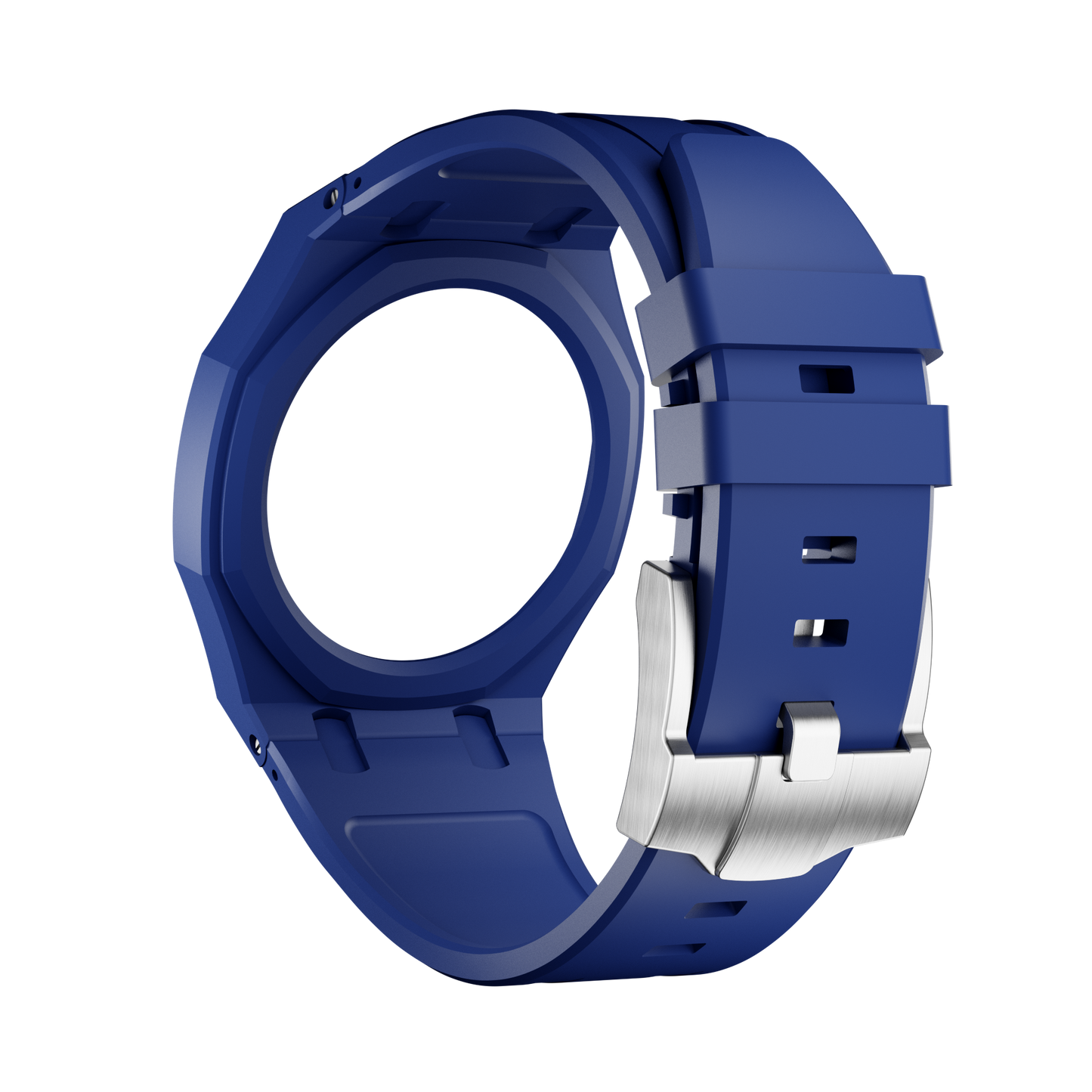 Pop Lock Silicone Strap - Royal Pop Orange Blue