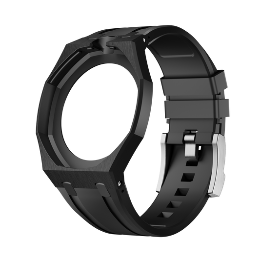 Pop Lock Silicone Strap - Royal Pop Black