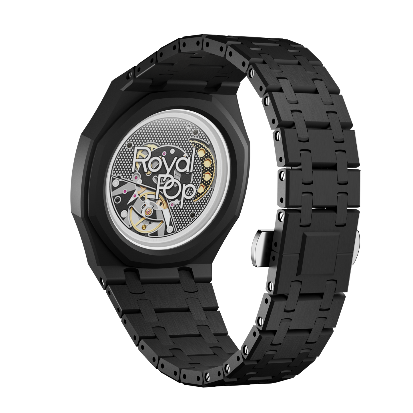 Pop Lock Bioceramic Strap - Royal Pop Black