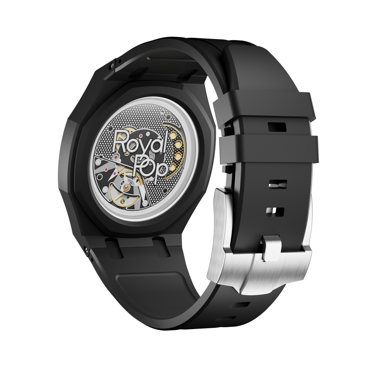 Pop Lock Silikonband – Royal Pop Black