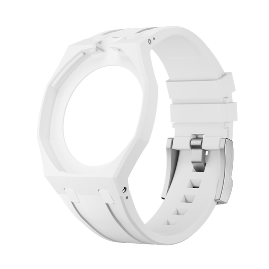 Pop Lock Silicone Strap - Royal Pop White