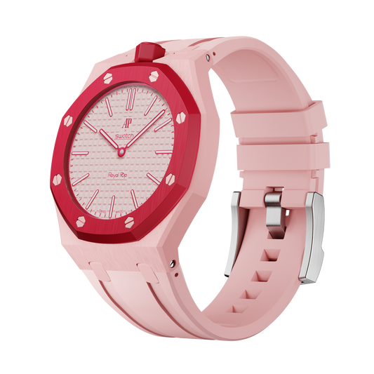 Pop Lock Silicone Strap - Royal Pop Red