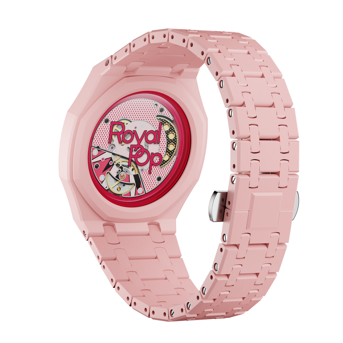 Pop Lock Bioceramic Strap - Royal Pop Red
