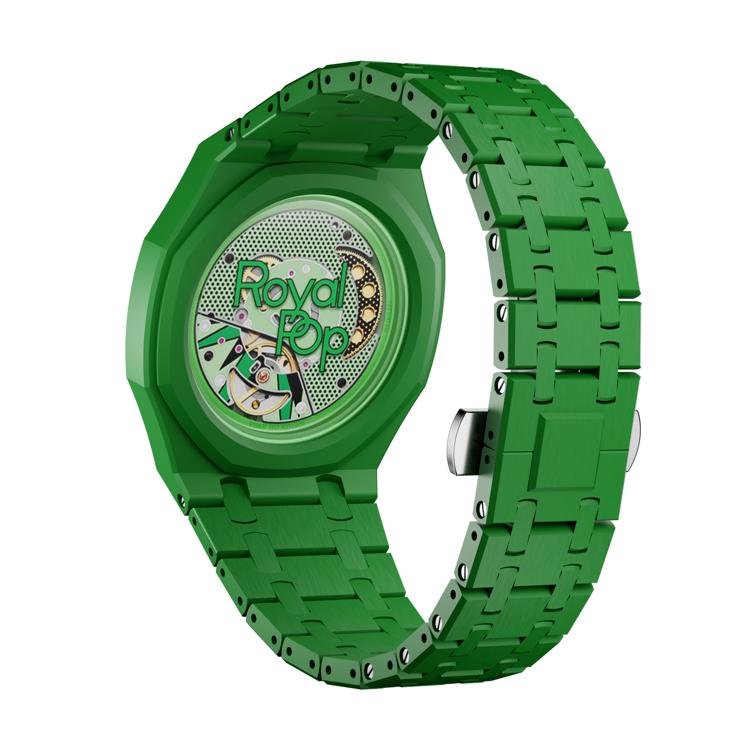 Pop Lock Bioceramic Strap - Royal Pop Green