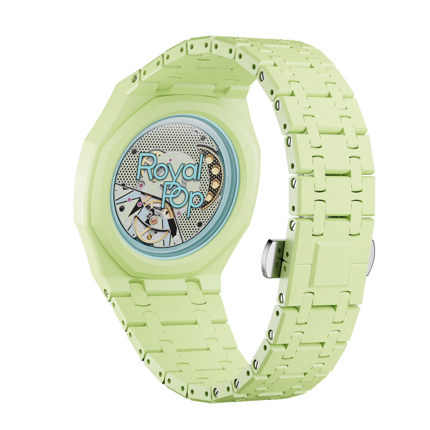 Pop Lock Bioceramic Strap - Royal Pop Light Green
