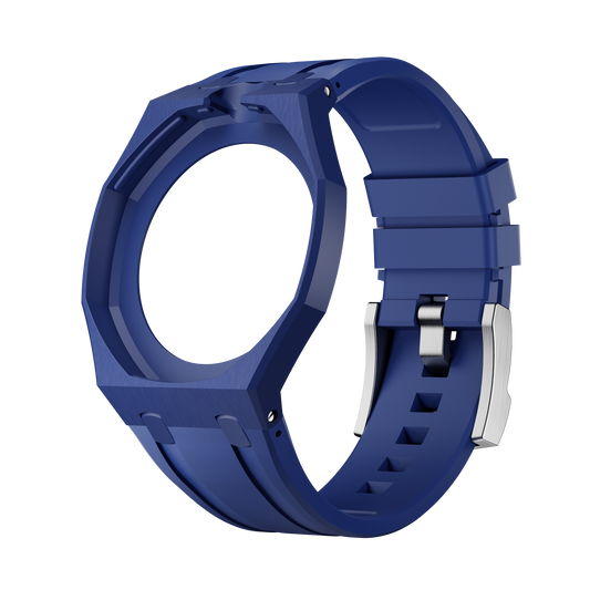 Pop Lock Silicone Strap - Royal Pop Orange Blue