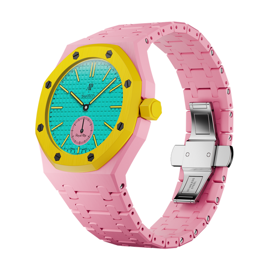 Pop Lock Bioceramic Strap - Royal Pop Pink