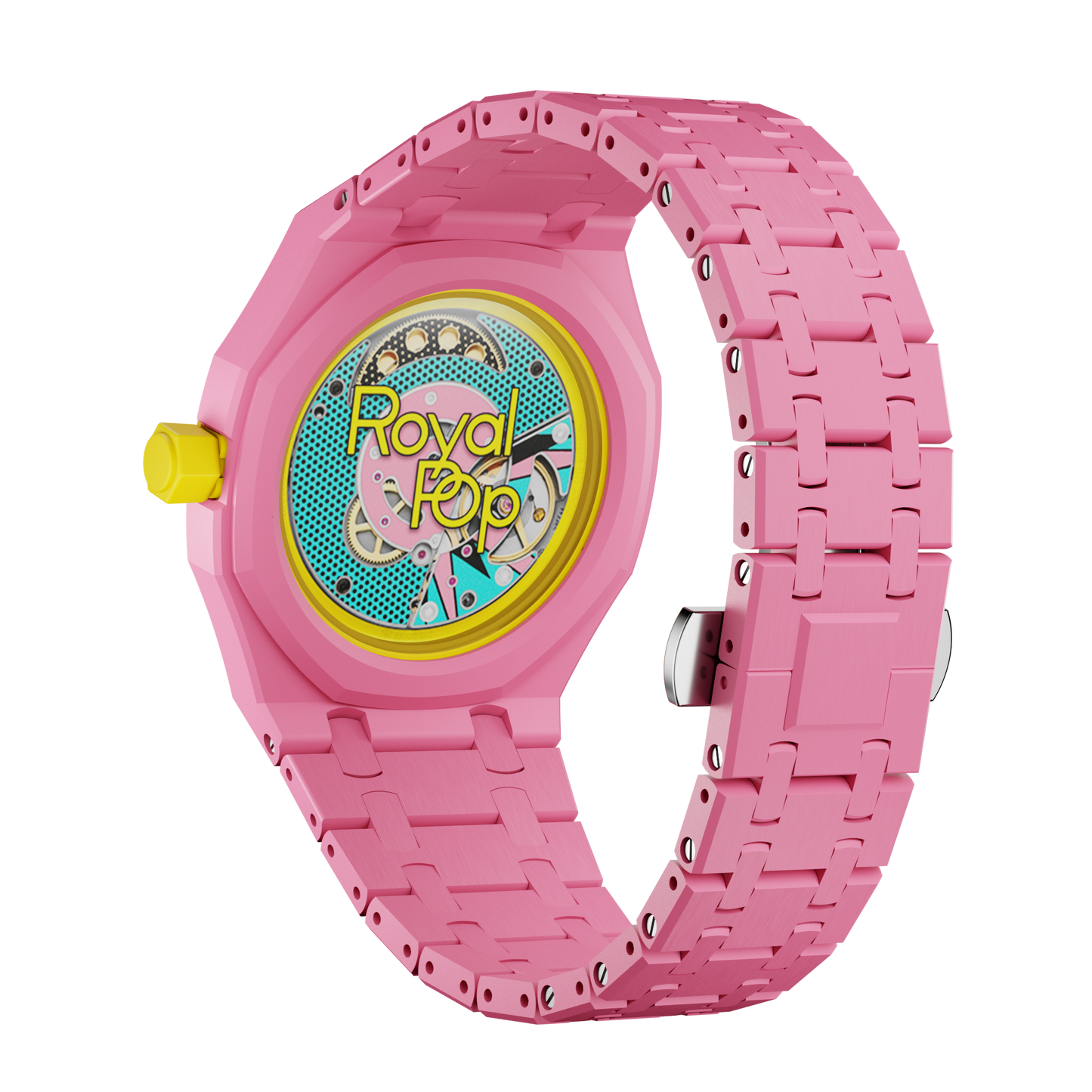 Pop Lock Bioceramic Strap - Royal Pop Pink